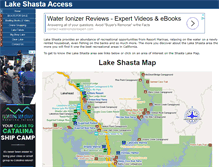 Tablet Screenshot of lakeshastaaccess.com